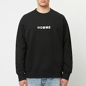 Comme des Garcons Homme Homme Print Sweater zwart