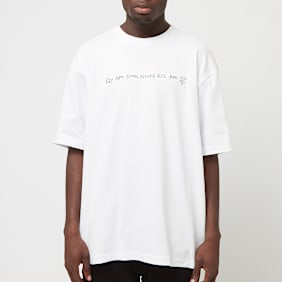 A Bathing Ape Hand Drawn Logo Relaxed Fit Tee white