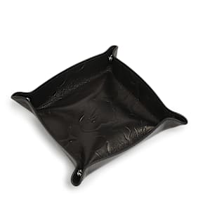 A Bathing Ape Embossed Leather Tray M M schwarz