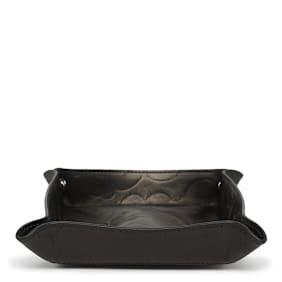 A Bathing Ape Embossed Leather Tray M M schwarz