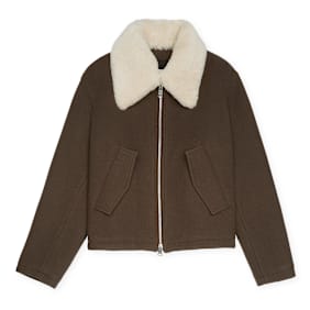 AMI PARIS Short Jacket braun