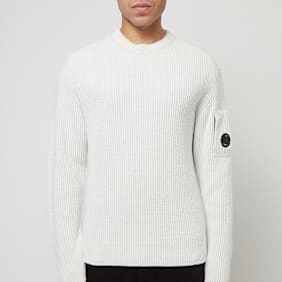 C. P. Company Knitwear Crewneck Fleece Knit grau