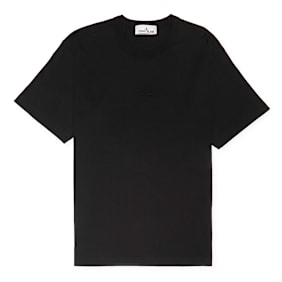 Stone Island T-Shirt aus Baumwolle schwarz