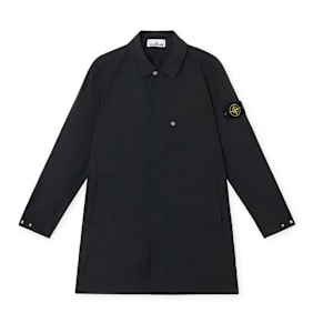 Stone Island Long Coat zwart