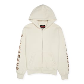 Pleasures OE Zip Up Hoodie beige