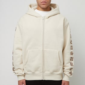 Pleasures OE Zip Up Hoodie beige