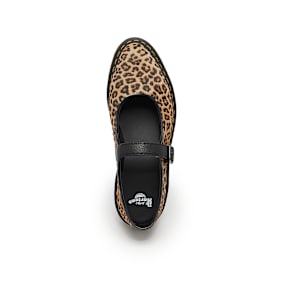 Dr. Martens Wmns Elphie Mary Jane "Leopard Print" braun