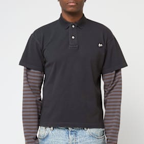 ERL Double  Sleeve Polo T-Shirt Knit grijs