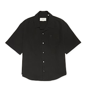 AMI PARIS Camp Collar Shirt zwart