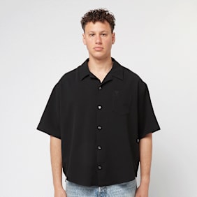AMI PARIS Camp Collar Shirt schwarz