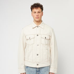 AMI PARIS Trucker Denim Jacket beige