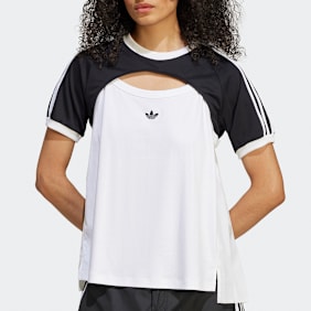 adidas Originals R3CD Cali T-Shirt weiß