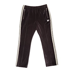 Needles Narrow Track Pant - C/PE Velour brown