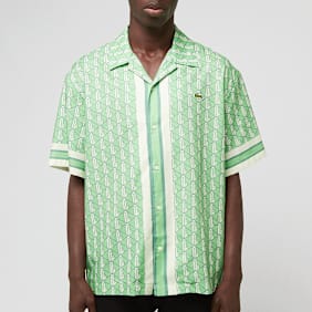 Lacoste Monogram Shirt grün