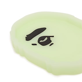 A Bathing Ape Ape Head Glow In The Dark Tray M green