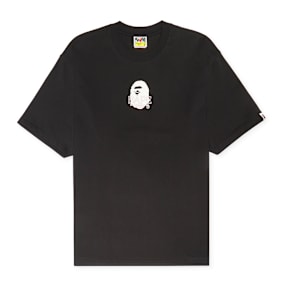 A Bathing Ape Ape Head Relaxed Fit Tee black