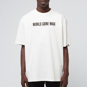 A Bathing Ape Slogan Relaxed Fit Tee beige