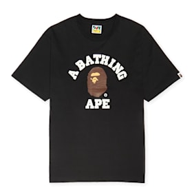 A Bathing Ape College Tee schwarz