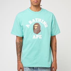 A Bathing Ape College Tee blue blauw