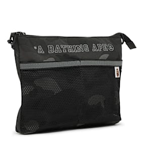 A Bathing Ape Color Camo Sacoche black