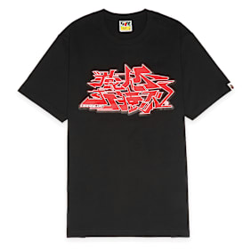 A Bathing Ape Asnka Kanji Graffiti Logo Tee zwart