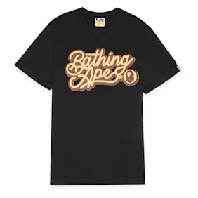 A Bathing Ape Bathing Ape Script Logo Tee schwarz