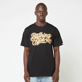 A Bathing Ape Bathing Ape Script Logo Tee schwarz