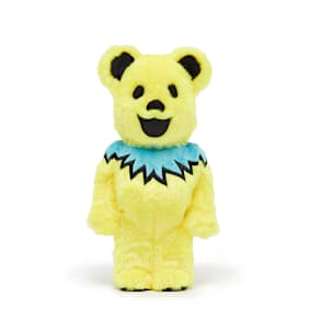 Medicom x Grateful Dead Bearbrick Dancing Bear Costume 400% geel