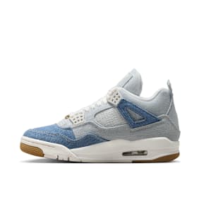 Jordan Wmns Air Jordan 4 Retro Tex "Worn Blue Denim" blauw