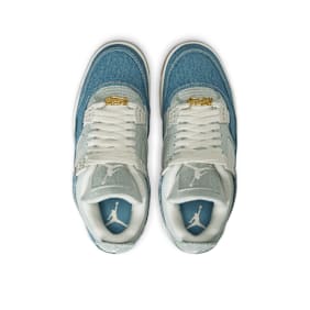Jordan Wmns Air Jordan 4 Retro Tex "Worn Blue Denim" blauw
