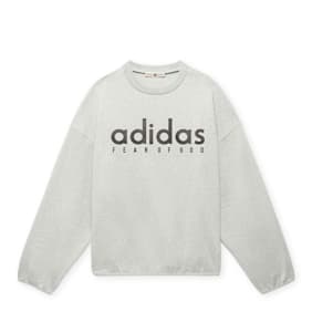 adidas Originals x Fear of god Athletics Heather Fleece Crewneck grau