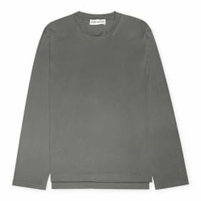 Our Legacy Box Longsleeve Clean Jersey grey sage grau