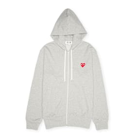 Comme des Garcons Play Play Big Heart Sweatshirt grijs