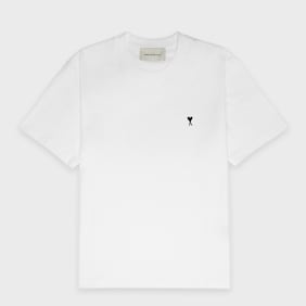 AMI PARIS T-Shirt Jersey ADC weiß