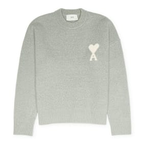 AMI PARIS Knit Sweater ADC grau