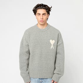 AMI PARIS Knit Sweater ADC grau
