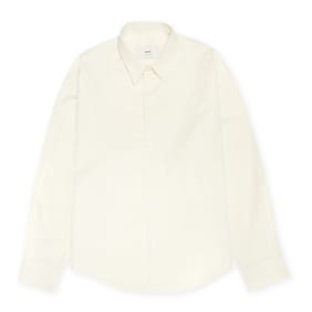 AMI PARIS Chemise Boxy ivoire beige