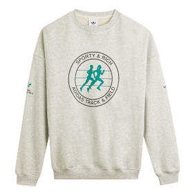 adidas Originals x Sporty & Rich Sweater grau