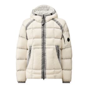 C. P. Company Medium Jacket In Dd-Shell weiß