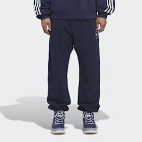 adidas Originals x Clot by Edison Chen Adibreak Pant blau