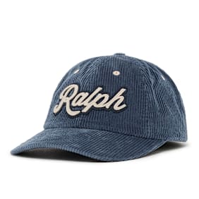 Polo Ralph Lauren Baseball Cap Corduroy blau