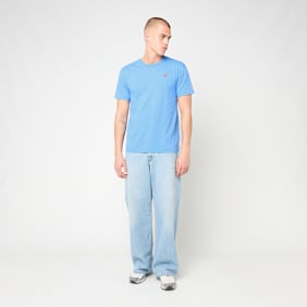 Comme des Garcons Play T-Shirt Smal Red Emblem Smal Red Heart blau