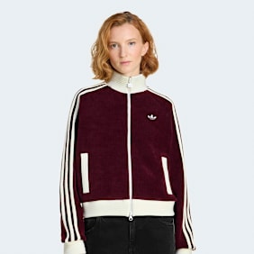 adidas Originals Velour Knit Tracktop rot