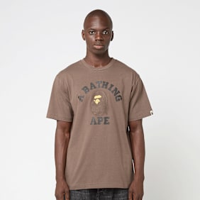 A Bathing Ape College Tee brown