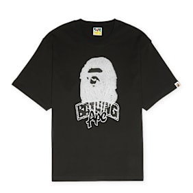 A Bathing Ape Hand Drawn Ape Head Relaxed Fit Tee M zwart