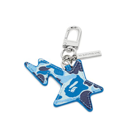 A Bathing Ape ABC Camo Sta Keychain M blau