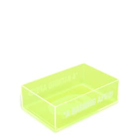A Bathing Ape Stacking Acrylic Case geel