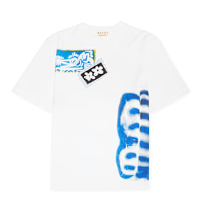 Marni T-Shirt aus Baumwolle weiß
