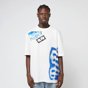 Marni TEE-SHIRT graphite sombre/black white