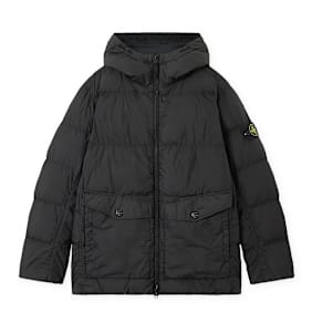 Stone Island Short Parka schwarz